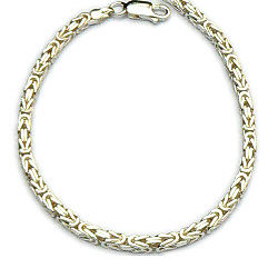 Zilveren koningsarmband