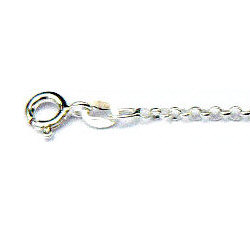 Zilveren jasseron ketting 2 mm breed