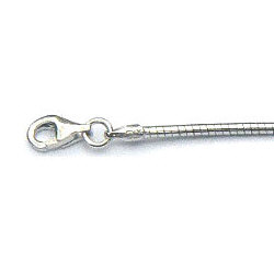 Zilveren ketting omegacollier 1.6 mm