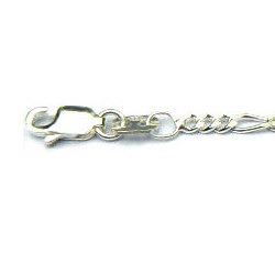 Zilveren figaroketting 2.75 mm breed