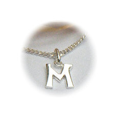 Hanger letter M – (zilver 62517 Flamenco Sieraden