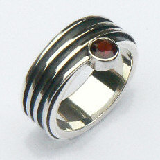 Handgemaakte zilveren ring La caricia van edelsmid Flamenco