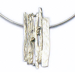 Handgemaakt zilveren halssieraad El otro lado van flamencosieraden.nl