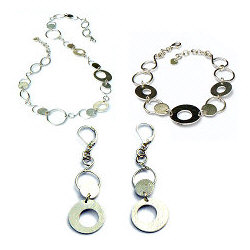 Handgemaakte zilveren set Joya van goudsmidsatelier Flamenco