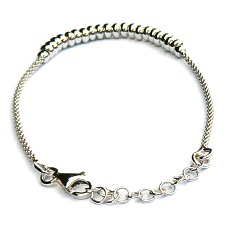 Zilveren armband ringetjes