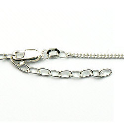 Zilveren gourmet-ketting 1.6 mm 41 t/m 45 cm