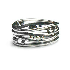 Handgemaakte zilveren ring Saona by Flamenco