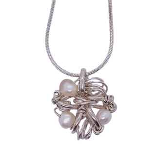 Handgemaakte zilveren hanger by Flamenco