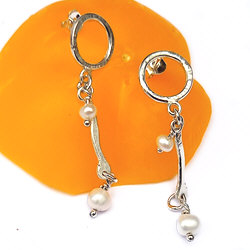 Handgemaakte oorhangers Perla Caribena by Flamenco
