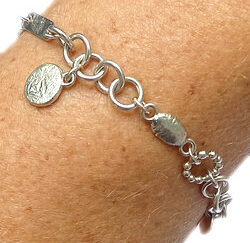 Unieke handgemaakte zilveren armband Le gusta van de edelsmid Flamenco