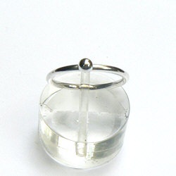 Zilveren ring aanschuiven 1.5 mm bal