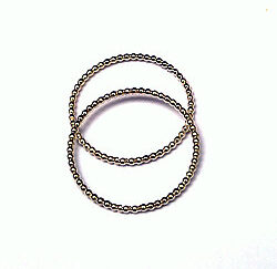 Zilveren ring pareldraad 1.5 mm