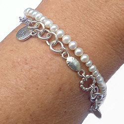 Zilveren armbanden set