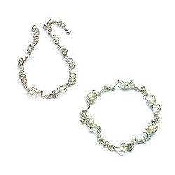 Handgemaakte zilveren set La belleza by Flamenco