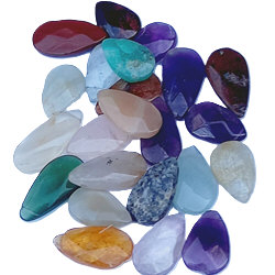 Diverse stenen 2 gats druppel