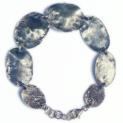 Handgemaakte zilveren armband Magma misteriosa by Flamenco