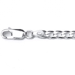 Zilveren gourmet-ketting 5.5 mm