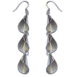 Handgemaakte zilveren oorhangers Viva la vida van atelier Flamenco 2015 2026