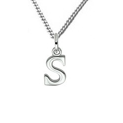 Zilveren hanger S collectie