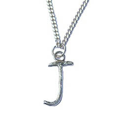 Zilveren hanger Pura J