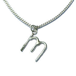 Zilveren hanger Pura M