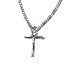 Zilveren hanger arti T Pura