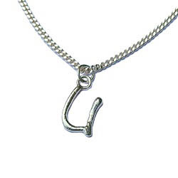 Zilveren hanger Pura U