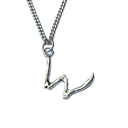 Zilveren hanger W Pura