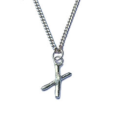 Zilveren hanger arti X Pura