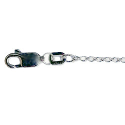 Zilveren anker-ketting 1.5 mm diverse lengtes